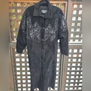 Vintage Rumors & Gossyp Suede Maxi Jacket